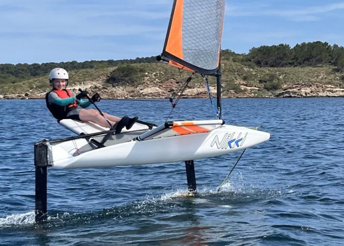 Nikki Foiling in Menorca