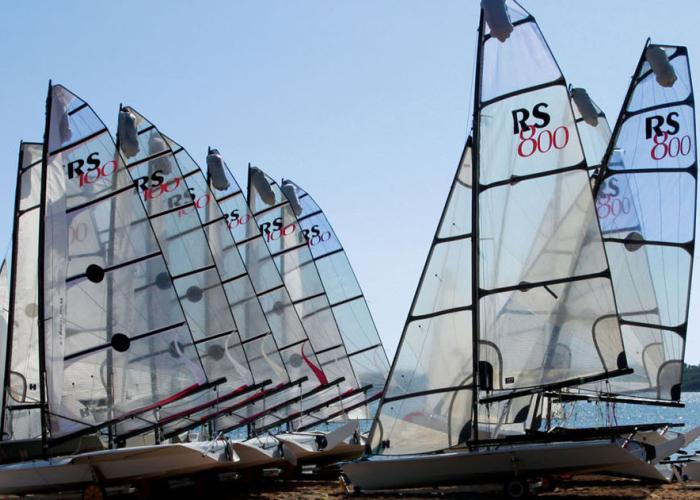 The Minorca Sailing dinghy fleet