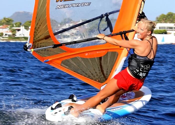 Clean wind for freeride windsurfing