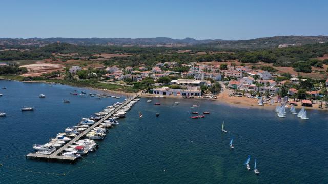 Ses Salines, the small village where Minorca Sailing is based