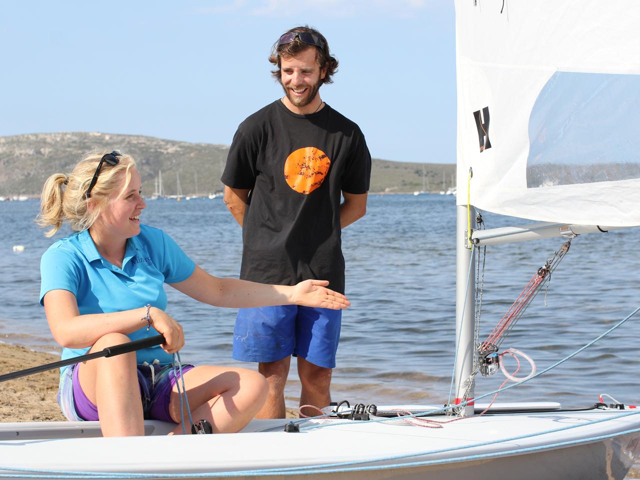 Learn to Laser Sail in Menorca