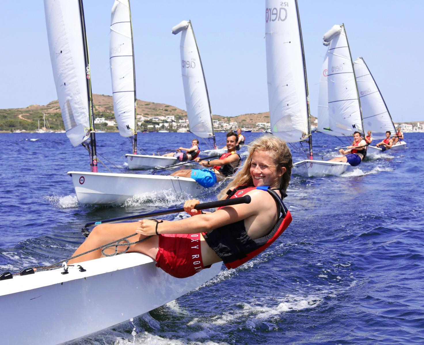 RS dinghies at Minorca Sailing