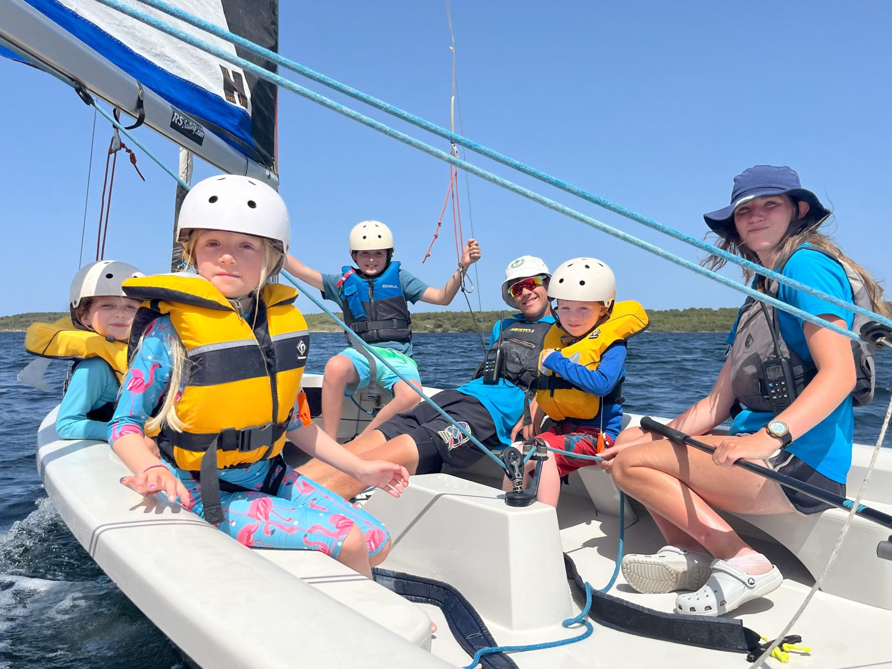 Children enjoying the RS Venture