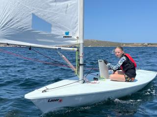 ILCA sailing