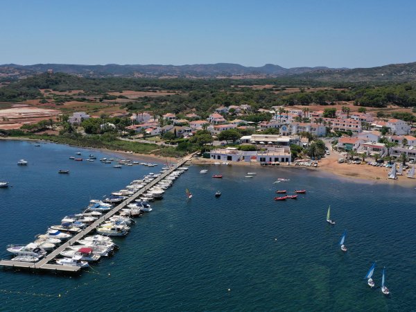 Ses Salines, the small village where Minorca Sailing is based