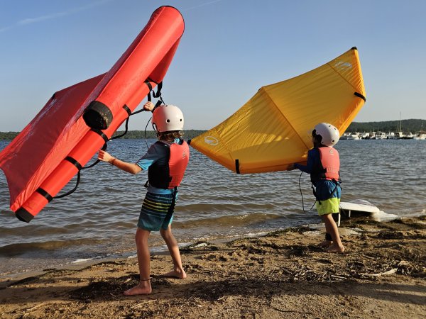 Feeling the wind, and watching it on the water